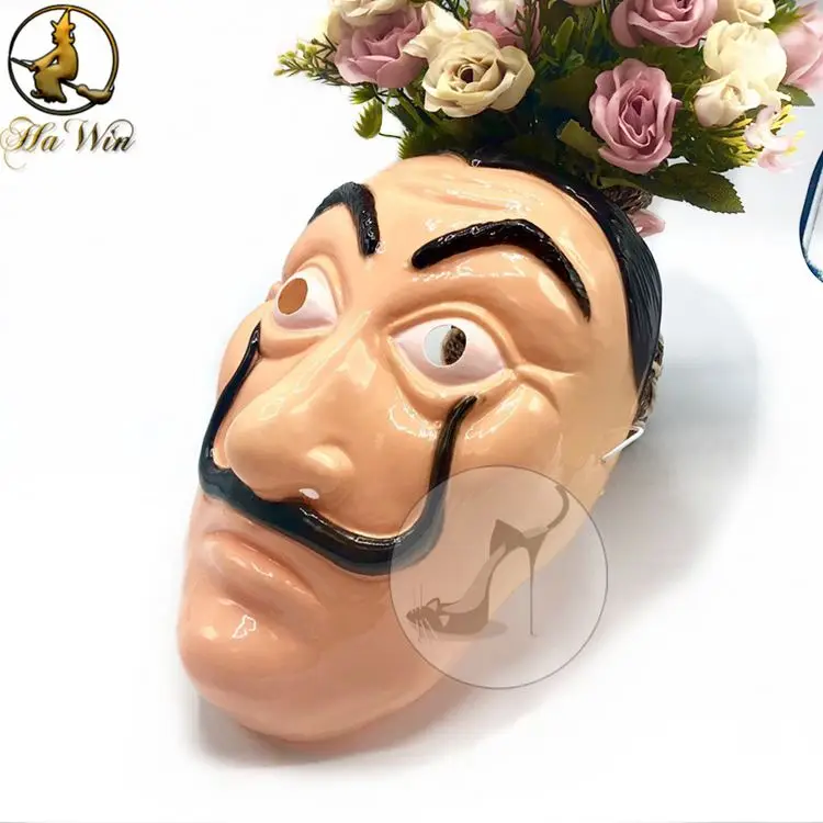 
Hot Sale Unisex La Casa De Papel Face Mask, Adult Salvador Dali Mask 