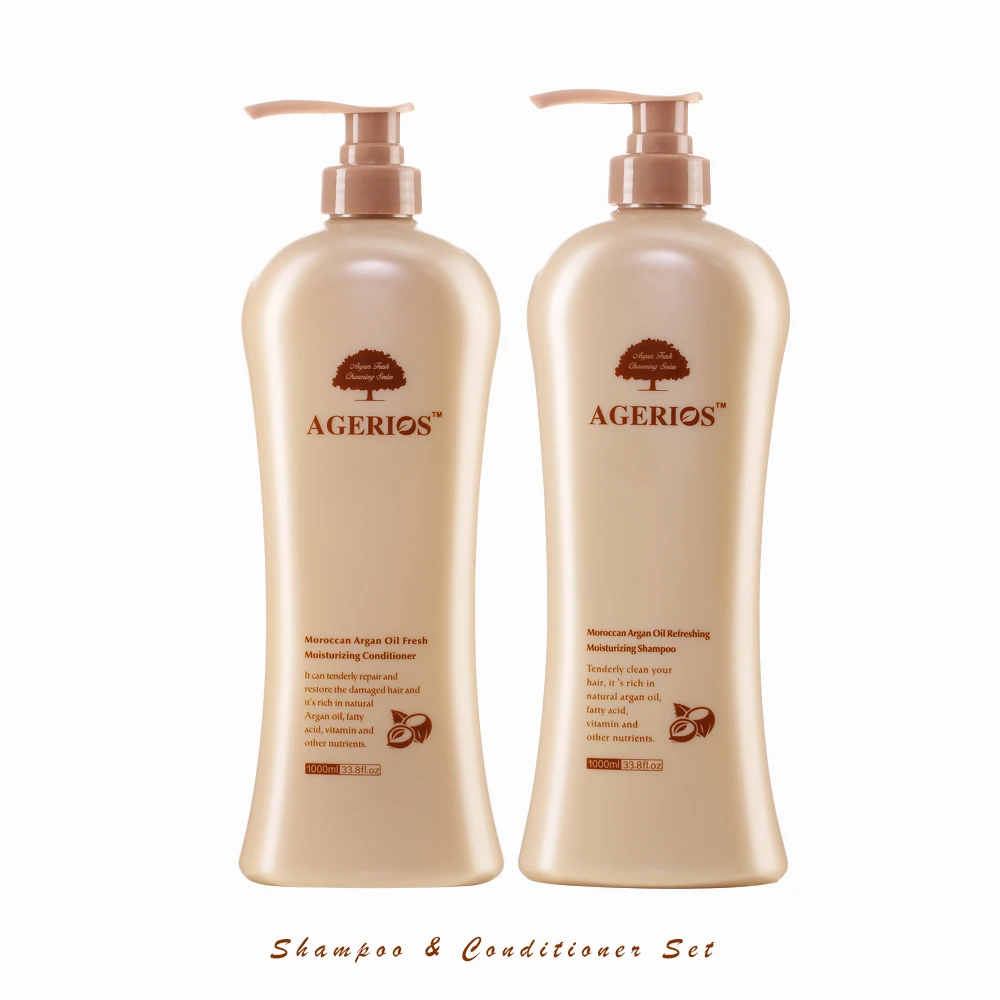 Professional Manufacturer Natural Argan oil Morocco Set Silky Hair Care Set