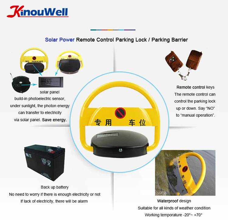 
No Parking Lock Solar Power 