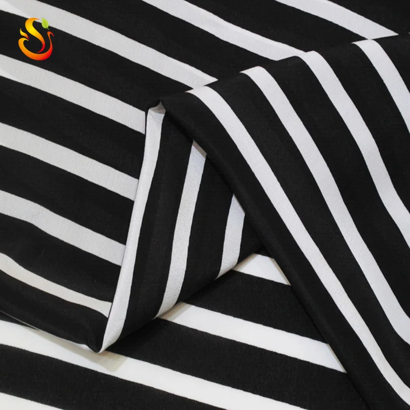 
Wholesale 140cm silk crepe DE chine print 16mm silk dress pure silk fabric 