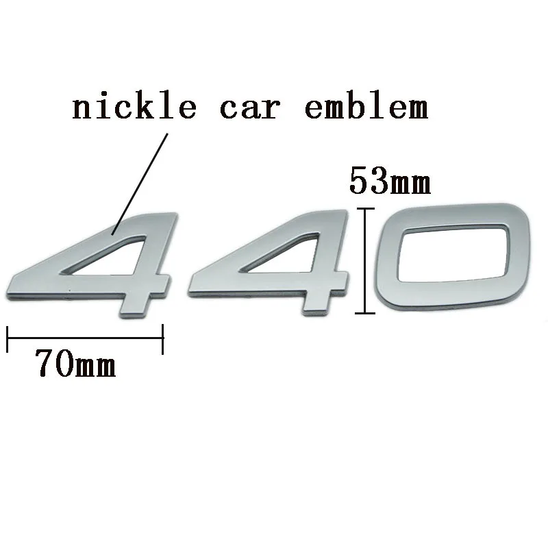 2021 abs plastic label Metal Letters Car Sticker For Car Emblem