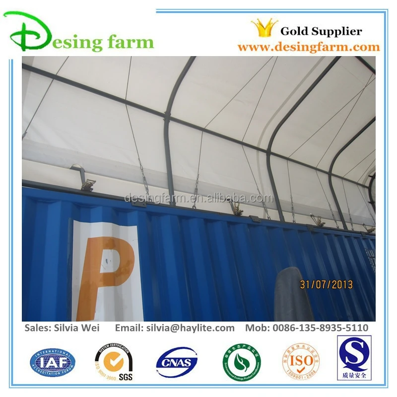 Storage shelter for container building