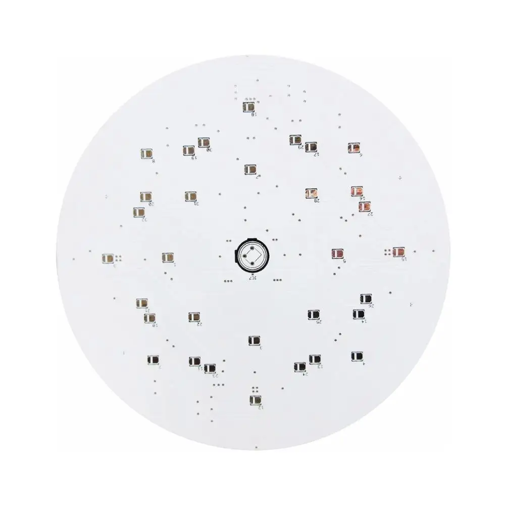 Off-Road Use LED Vehicle Light PCB Board Aluminum PCB with F3 Red Diode for Car Tail lights