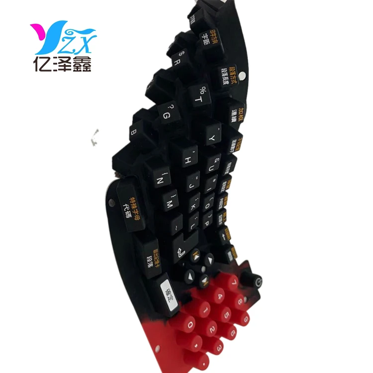 Professional factory supply Silicone Rubber Computer Keyboards With Function Key