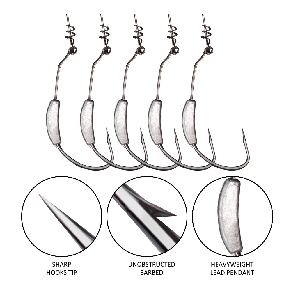 
high carbon steel fishing hooks 2g/2.5g/3g/5g/7g crank fishing jig head hooks 