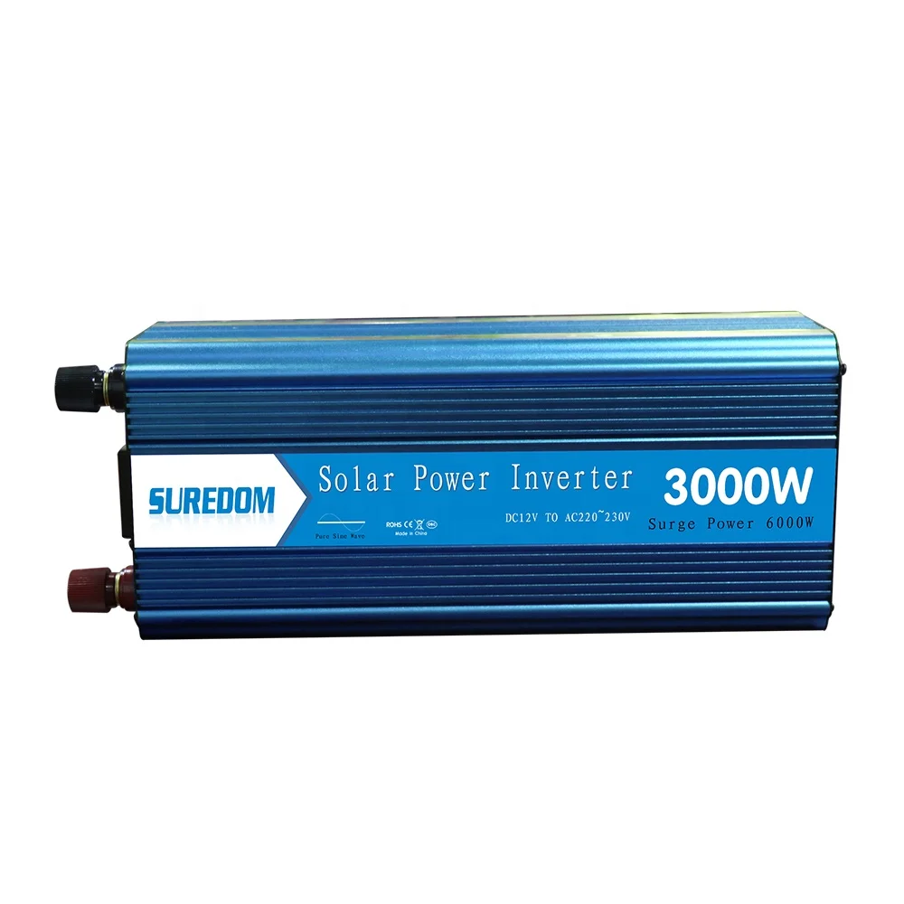 Wholesale 12v 24v 36v 48v dc 120v 220v 230v to ac inverter solar power system 3000w pure sine wave inverter