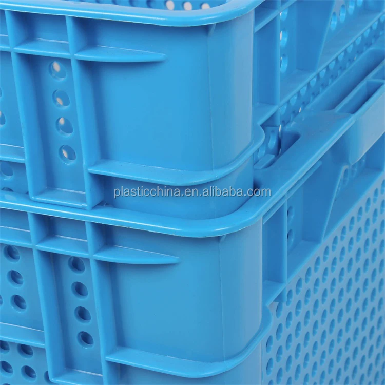 Large Farm Use Storage Stackable Plastic Crates For Fruits and Vegetables
