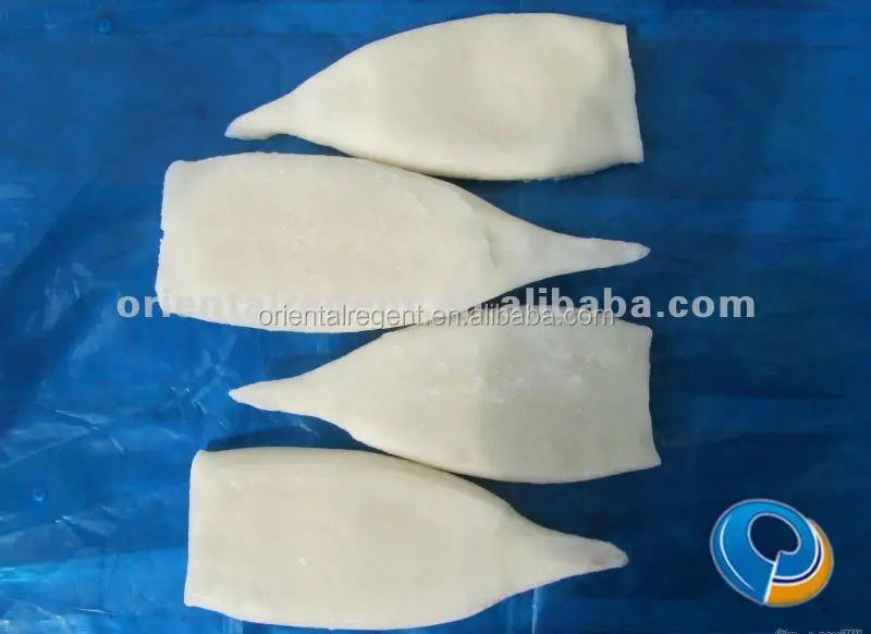 
exporting block frozen squid tube chinese factory 