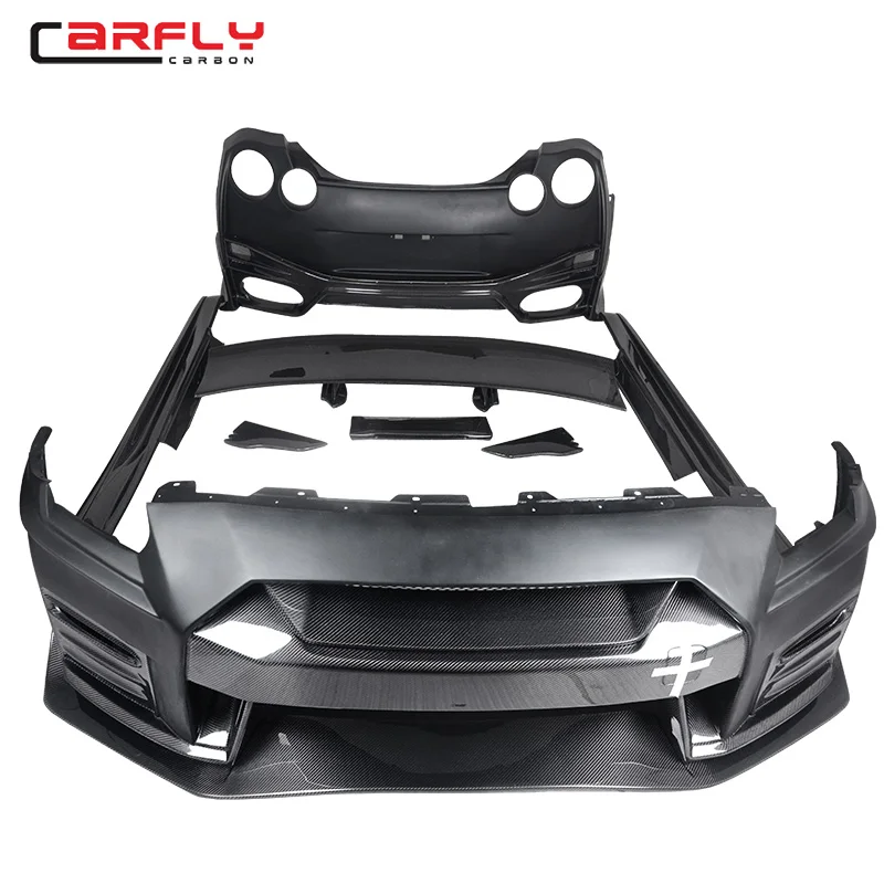 Carbon Fiber GTR r35 Nismo style Body Kits bumpers for  GTR r35