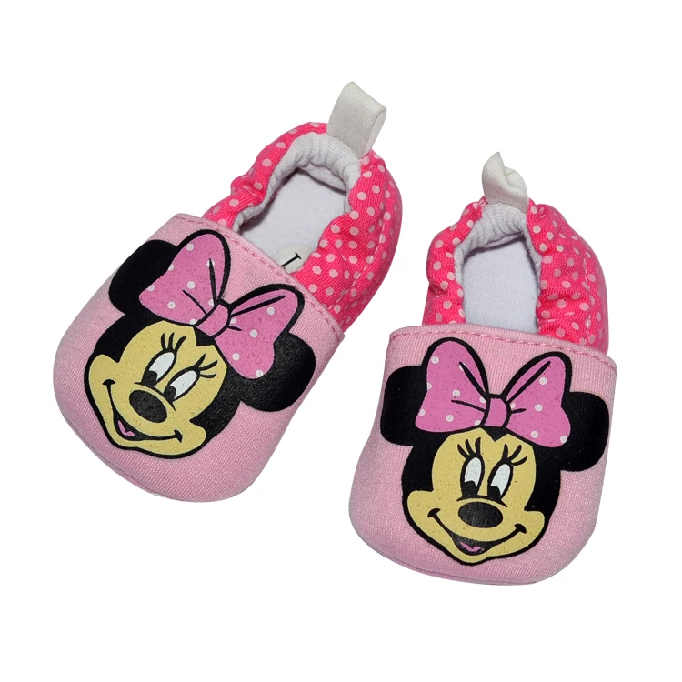 Best Price High Quality Lovely Cartoon Printed Cotton Baby Shoes G16121