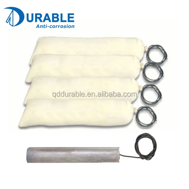 CASTED PRE-PACKAGED MAGNESIUM ANODE FOR CATHODIC PROTECTION