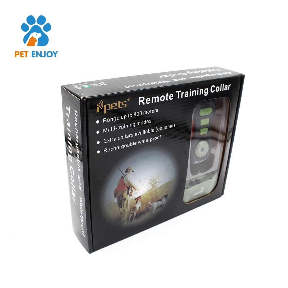 PET-618 Dog sports equipment 800M Remote static shock vibration  beep dog training collar