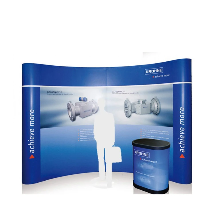 Customized Straight Trade Show Backdrop Pop Up Display Banner Stand, Advertising Stands