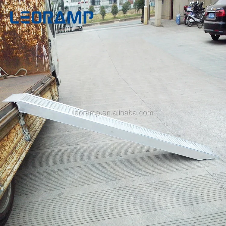 Heavy duty 4T four wheeler loading aluminum mobility ramp for trailers