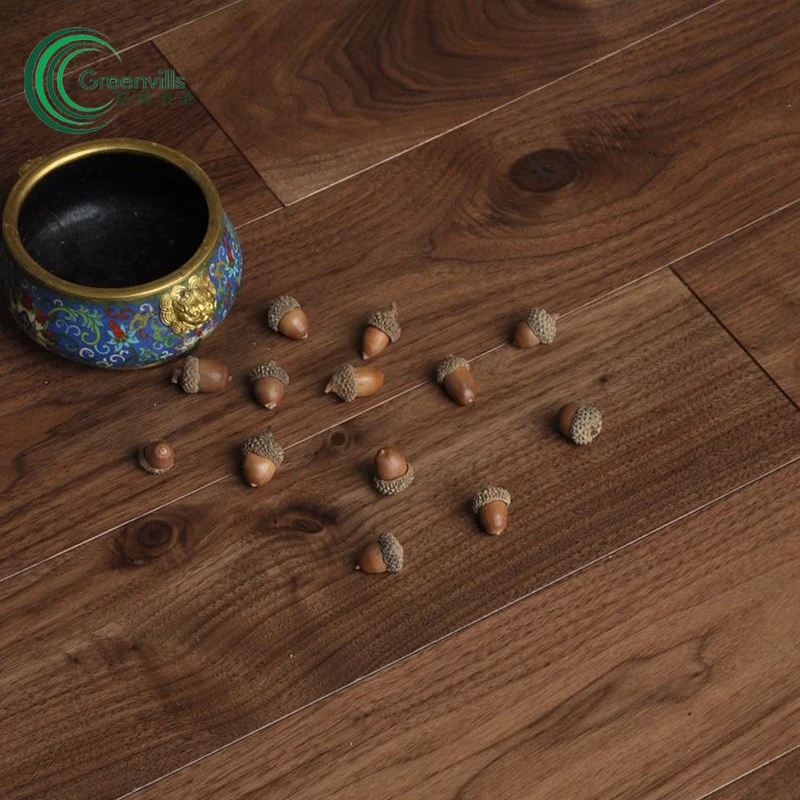 
150mm width walnut engineered flooring natural smooth american walnut floor living room flooring 