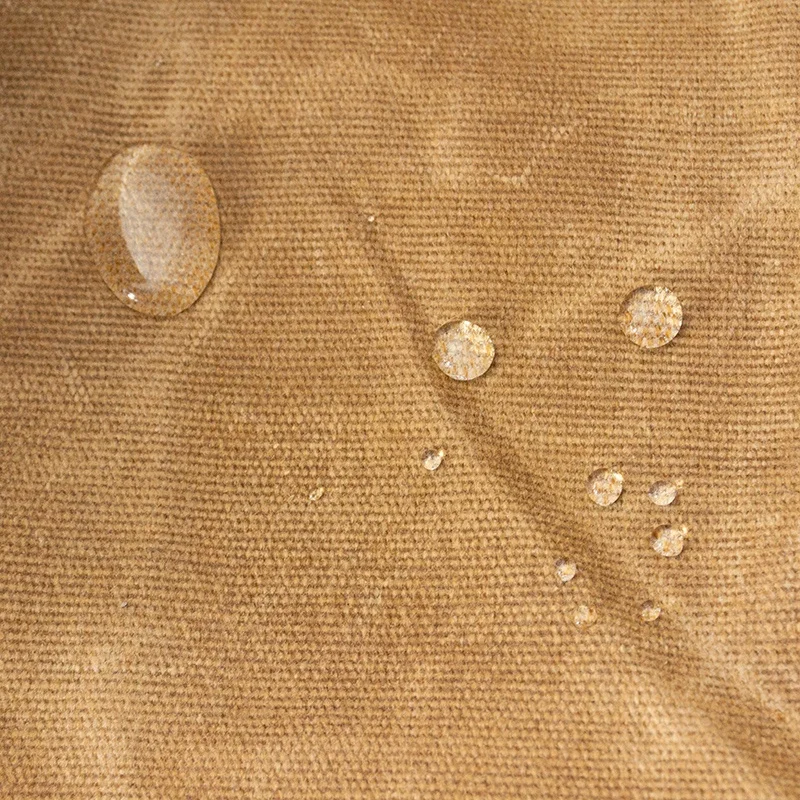 Wholesale large capacity waterproof waxed canvas shopping tote bag