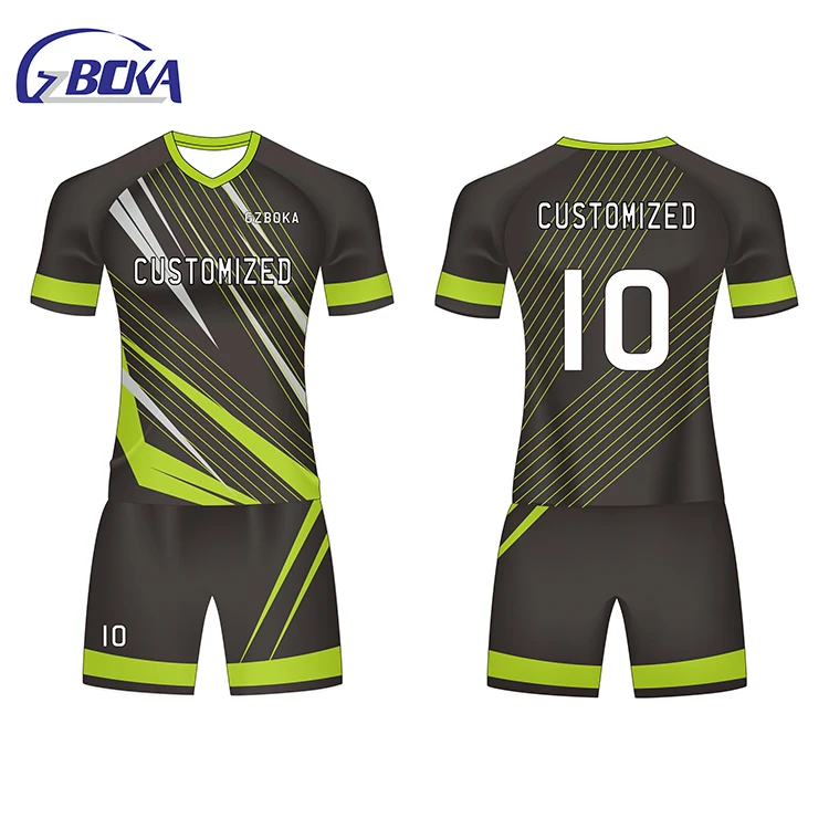 Best selling maillot france football nigeria 2018 men soccer uniform set