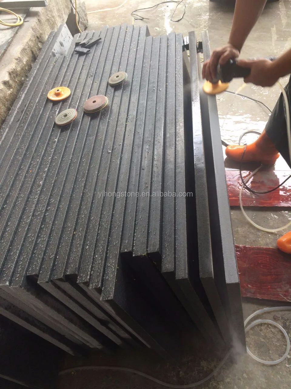 G654 гранит, паданг серый. лестницы, шаг и стояков