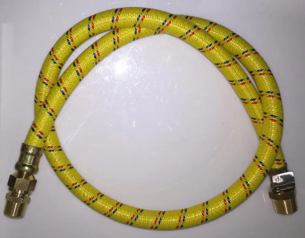 Stainless Steel Wire Braided LPG NPG Flexible Gas Hose