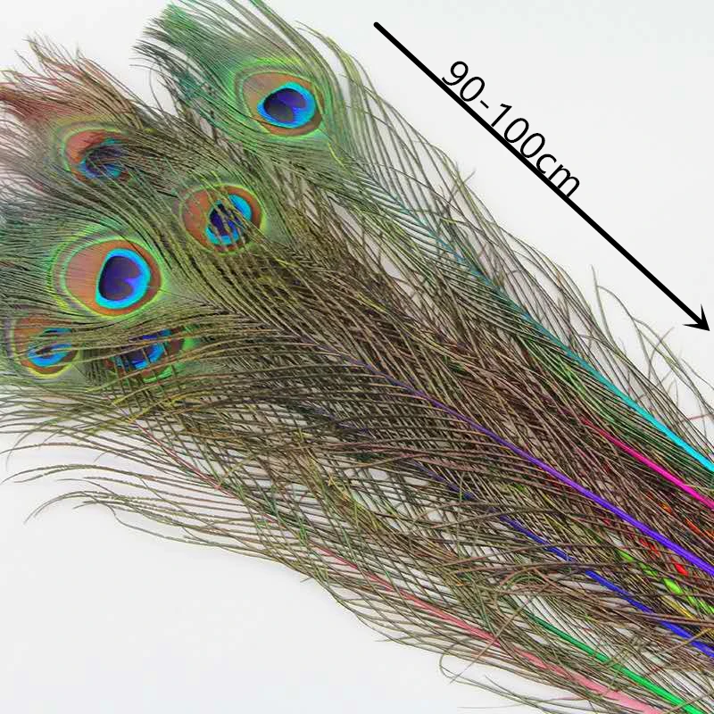  Оптовая продажа дешевые перья брелок павлина