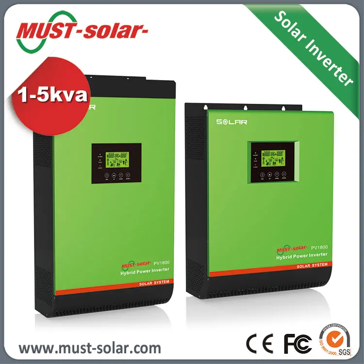 PV18 1-5kva vertical axis wind turbine for sale hybrid inverter 48 volts to 220v 4kw for solar stove solar kit