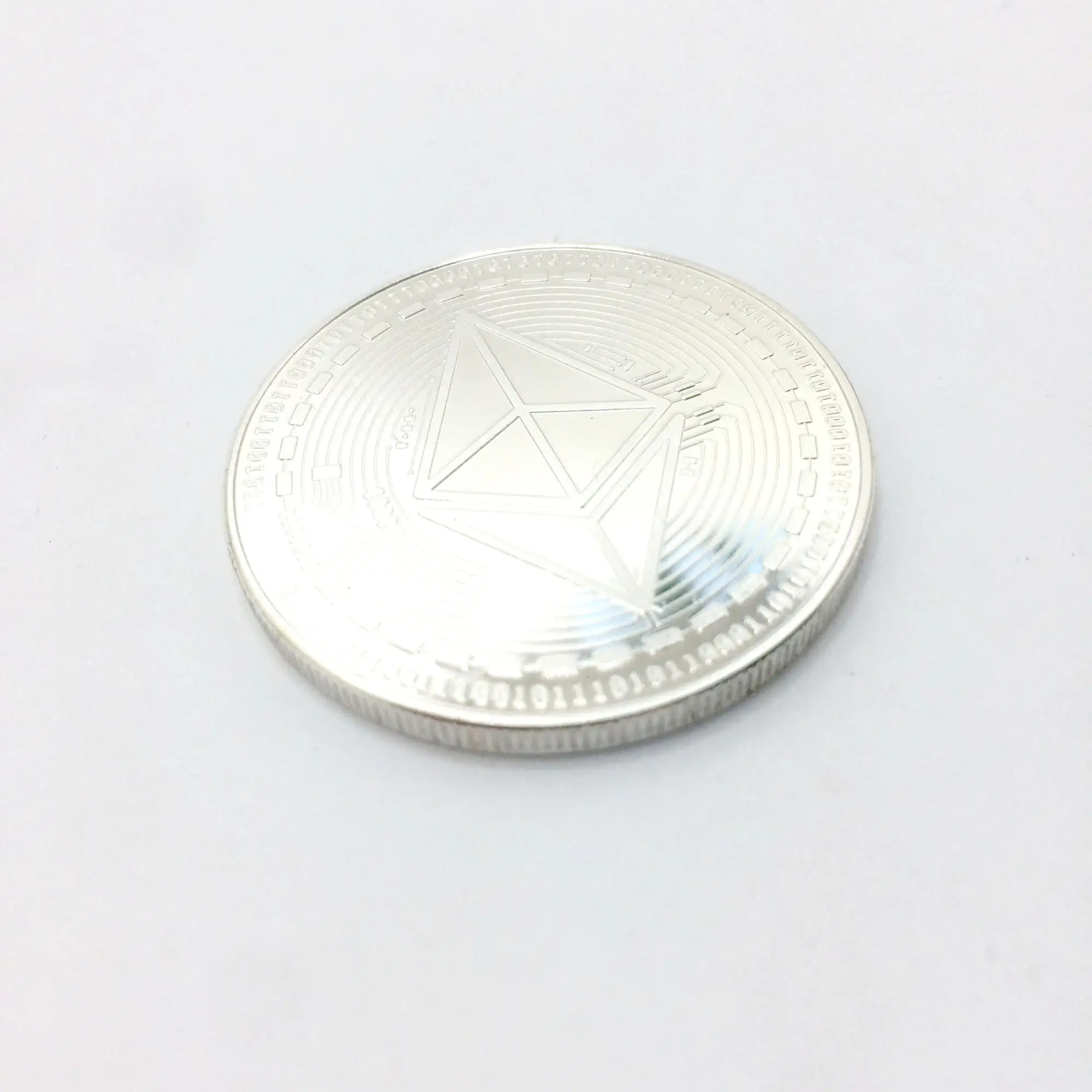 Commemorative Coin Customized Steel Plated Pure Silver or Imitation Gold TRX Exquisite Gift Coin Dealer