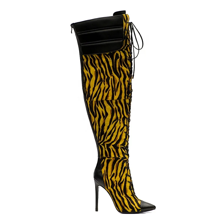 China Wholesale Fashion High Heel Women Knee High Boots