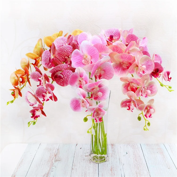 D1144 Factory Direct Artificial Flower Orchid New Design Real Touch Orchid Wholesale For Decoration
