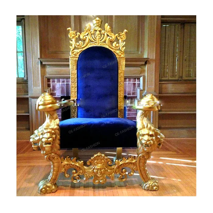 OE-FASHION Luxury cheap gold throne chairs, Wholesale king throne chair