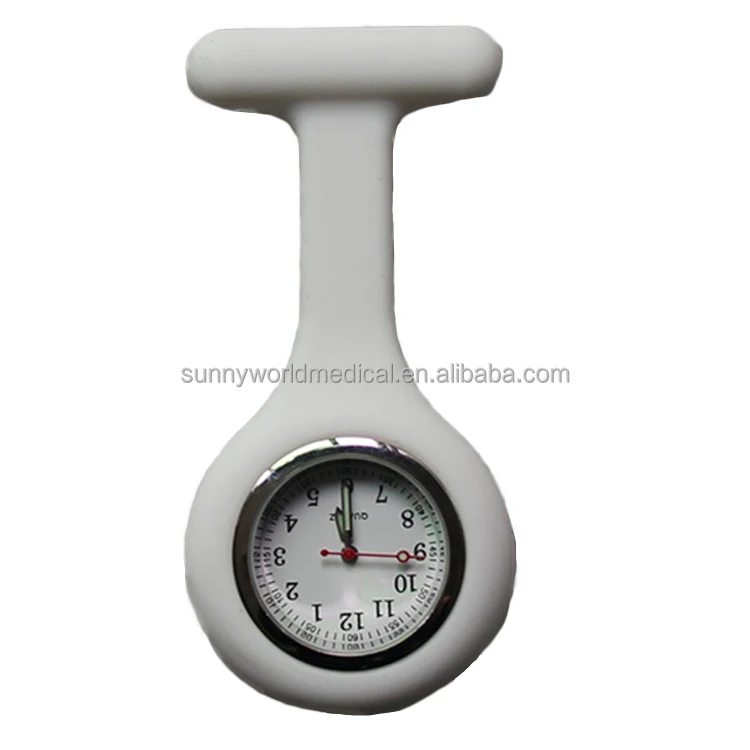 Высокое качество индивидуальные персонализированный силиконовые часы FOB медсестра