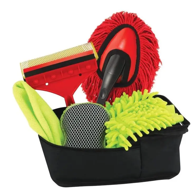 
Customized Car Cleaning Kit wash set with window cleaner duster towel mitt  (60673730509)