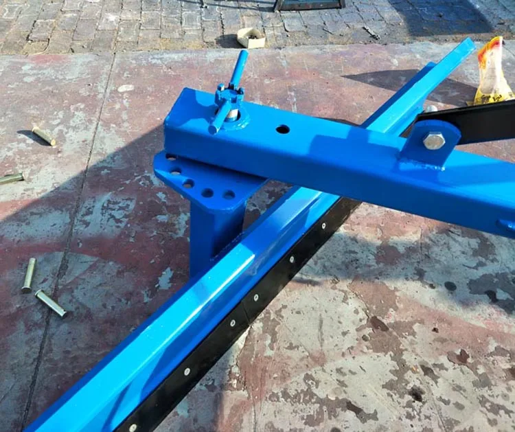 Tractor rear mounted ground soil grader