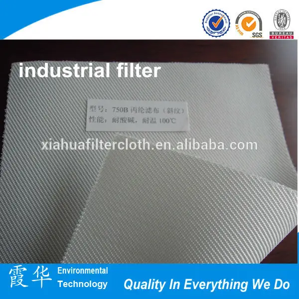 промышленной фильтрации полипропилена ткань фильтра микрон