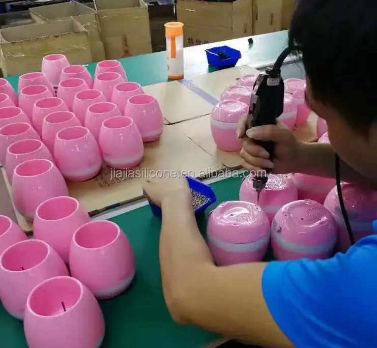 Bluetooth Speaker Горшок Творческий Фортепиано Горшок Свет Горшок