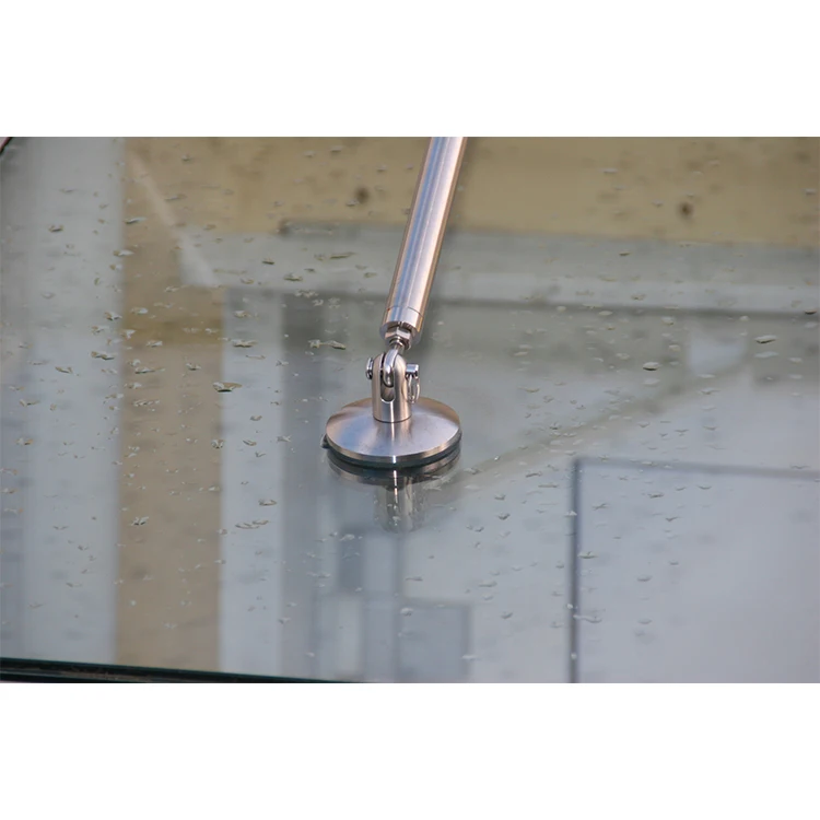 Modern Style Suppliers Glass Door Canopy With Stainless Steel Bracket