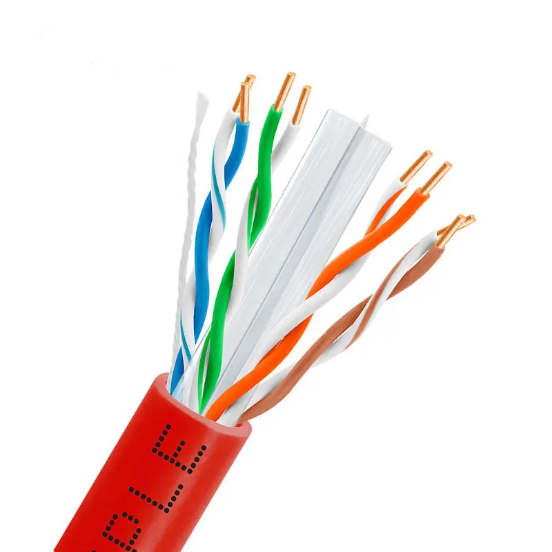
 Однотонный UTP-кабель Cat6, 1000 футов, 23AWG CCA, сеть Lan Ethernet, оптовый провод  