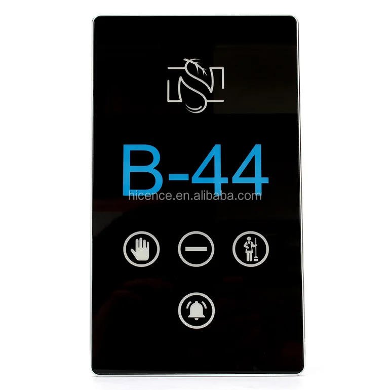 Customized 12V DC Outdoor Display hotel logo room number Occupied Bell DND MUR Door Plates with different colors