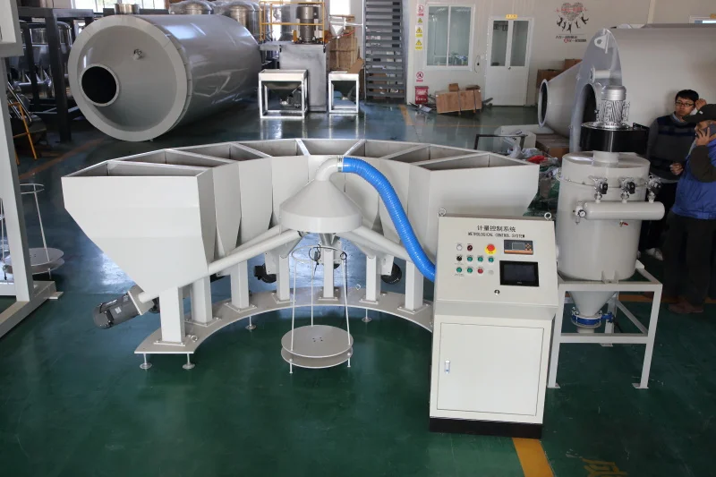 
hot sale plastic Granules automatic mixing weighing machine 