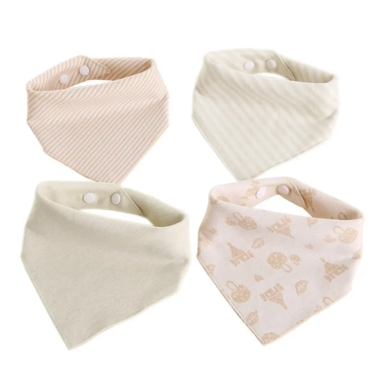 
Wholesale:Organic Colored Cotton Baby Bib,Baby Bandana Bibs 