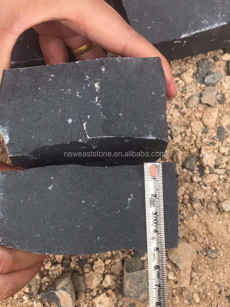Cheap Basalt Black Cobblestone Paving