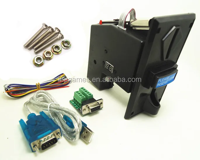 Принимаем до 6 типов монет Jy 910 RS 232 мультиселектор для массажного кресла торговый автомат