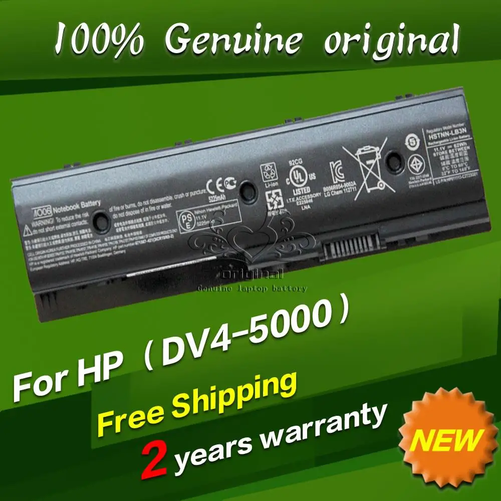 Free shipping TPN C106 C107 P102 P103 P106 P107 W106 W107 Original laptop Battery For HP