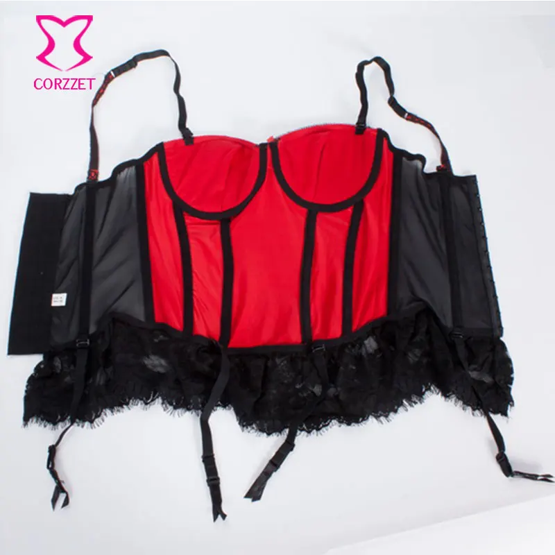 Factory Sales Lingerie In Red For Sleepwear Sexy Overbust Waist Training Corset and Bustier Fashion Clothing