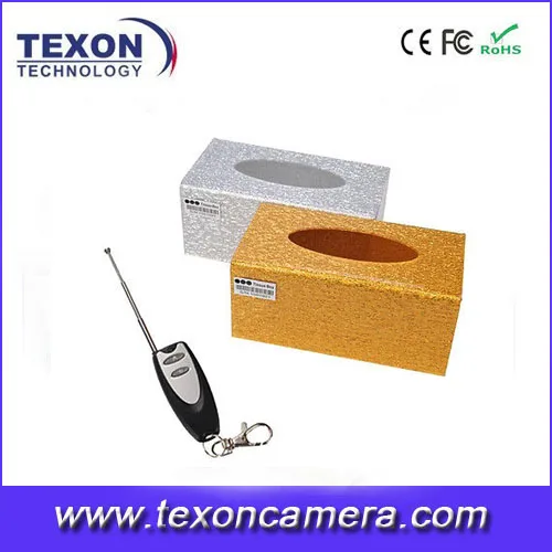 коробка ткани скрытой камеры 10м беспроводной пульт дистанционного управления камеры коробка ткани 25 кадров в секунду