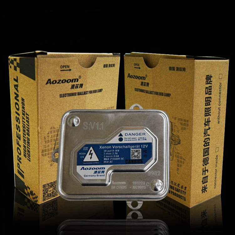 High Brightness Aozoom 35W HID Fast Bright Ballast HID Canbus Ballast