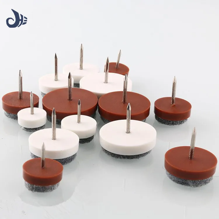 
OEM foot nail felt furniture feet pads furniture glide felt pad with nail 