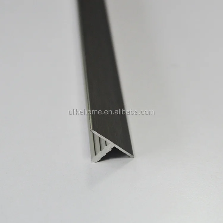 Aluminum Edge Trim T edge Banding Profiles for 18MM 19MM Wood