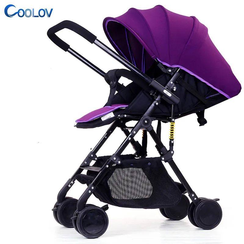 Buggy board reversible handel foldable stroller