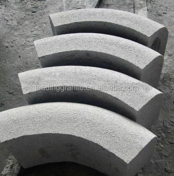 Натуральный камень bullnose стандартного размера панцирная форма