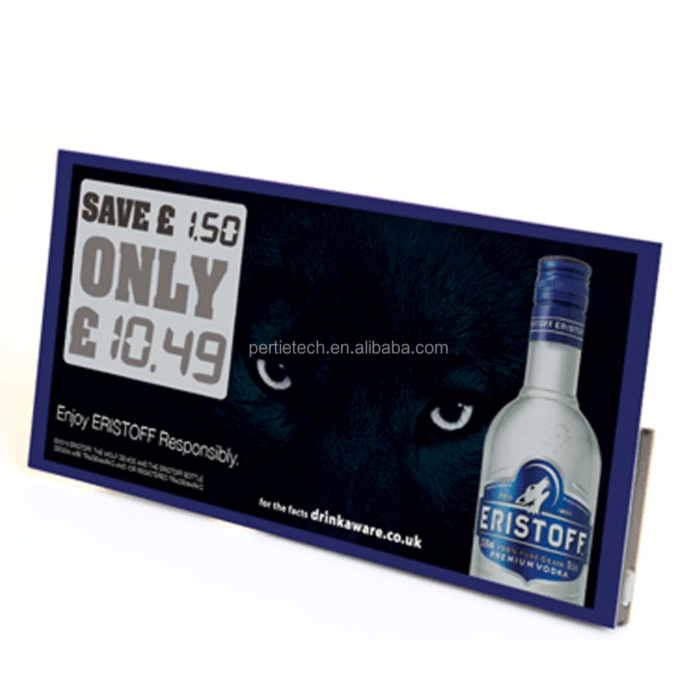 Epaper electronic advertising board, eink portable advertising display, instore advertising board